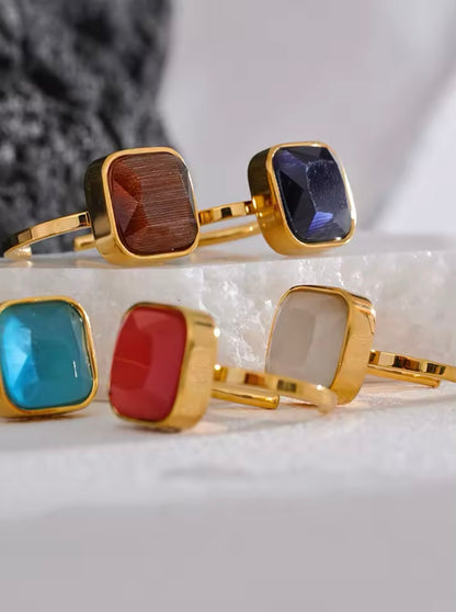 Blazing Confidence Ring - 18K Gold Plated Statement Ring for Women | ENNVY