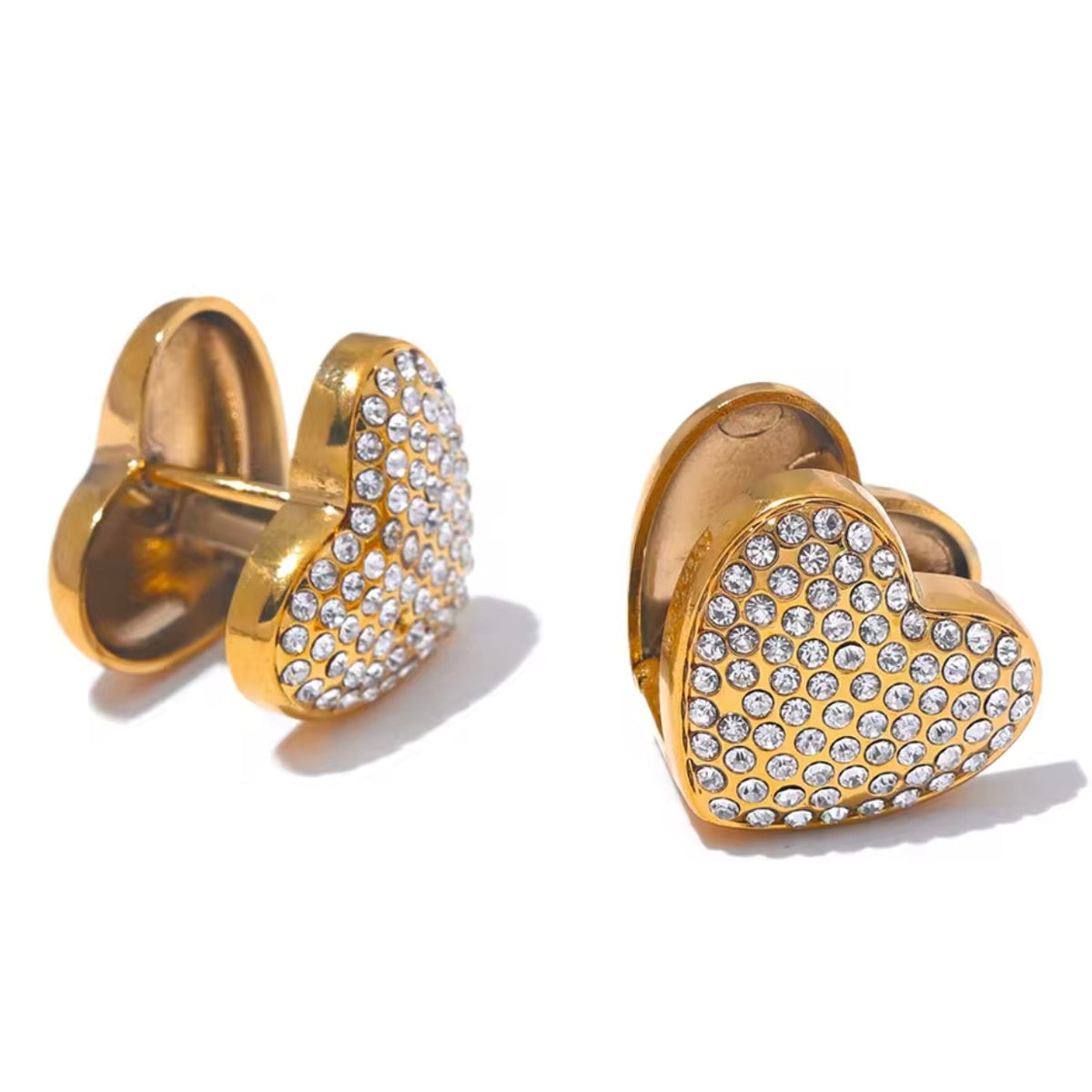 Love, Loudly Studs - 18K Gold Plated Stud Earrings for Women | ENNVY