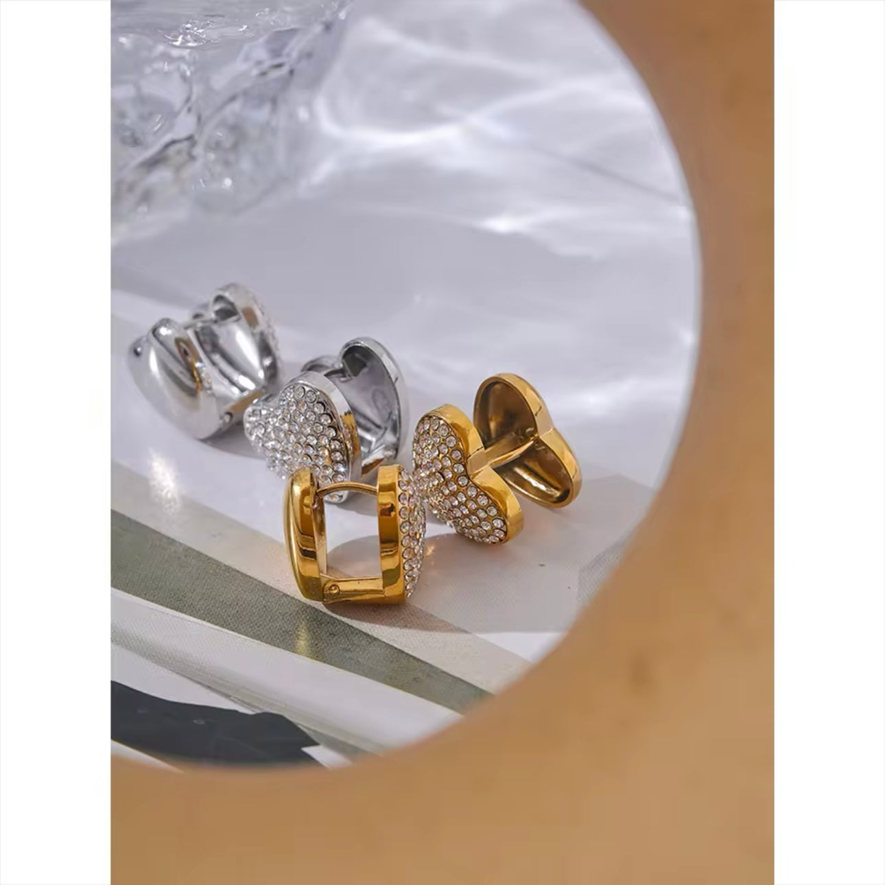 Love, Loudly Studs - 18K Gold Plated Stud Earrings for Women | ENNVY