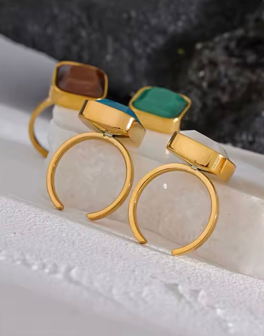 Blazing Confidence Ring - 18K Gold Plated Statement Ring for Women | ENNVY