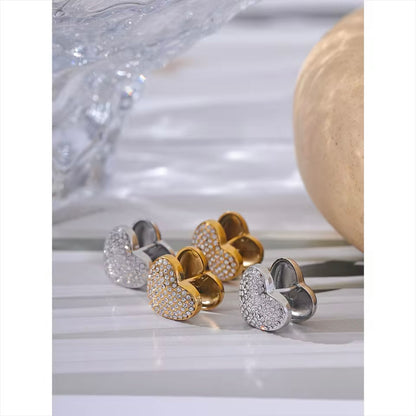 Love, Loudly Studs - 18K Gold Plated Stud Earrings for Women | ENNVY