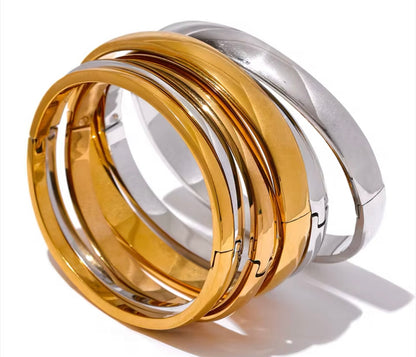 Destiny Bangles - 18K Gold Plated Bangle Bracelet for Women | ENNVY