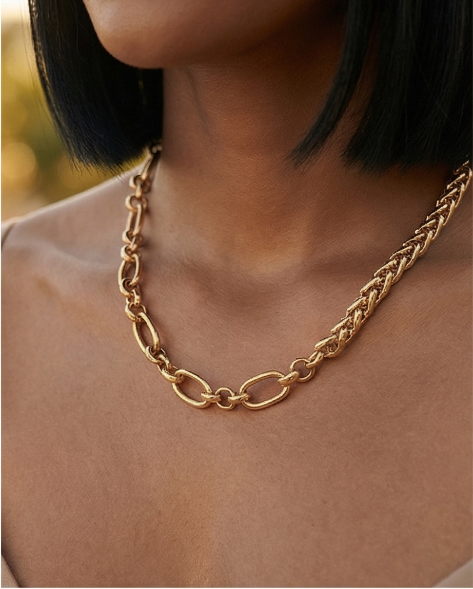 Linked On Purpose Necklace - 18K Gold Plated Necklace for Women | ENNVY