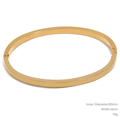 Destiny Bangles - 18K Gold Plated Bangle Bracelet for Women | ENNVY
