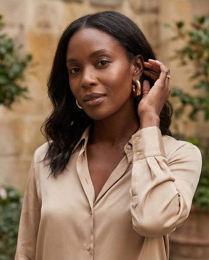 The Iconic Hoops - 18K Gold Plated Hoop Earrings for Women | ENNVY