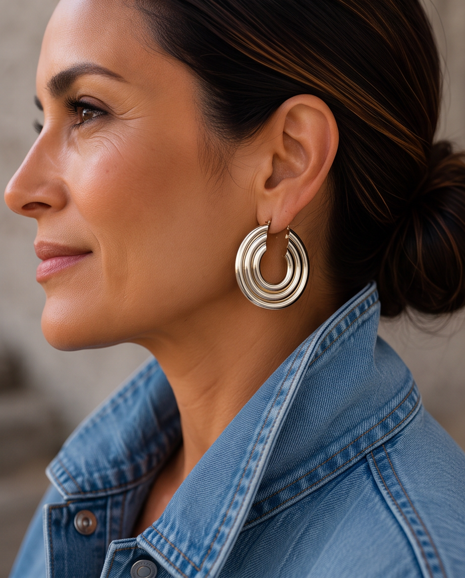 Undeniably Chic Hoops