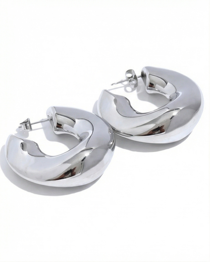 The Iconic Hoops - 18K Gold Plated Hoop Earrings for Women | ENNVY