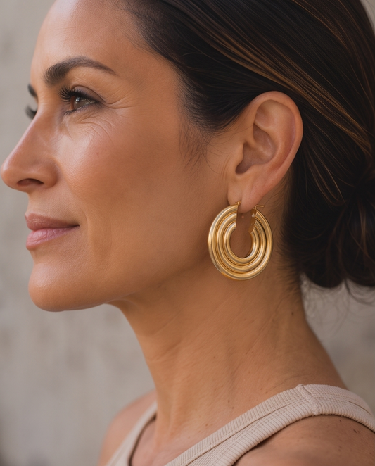 Undeniably Chic Hoops