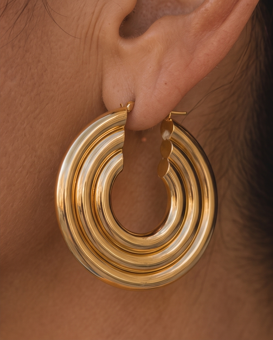 Undeniably Chic Hoops