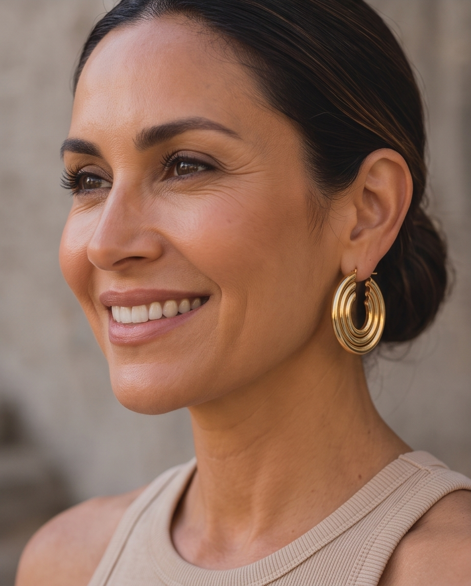 Undeniably Chic Hoops