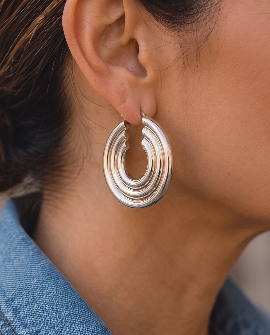 Undeniably Chic Hoops