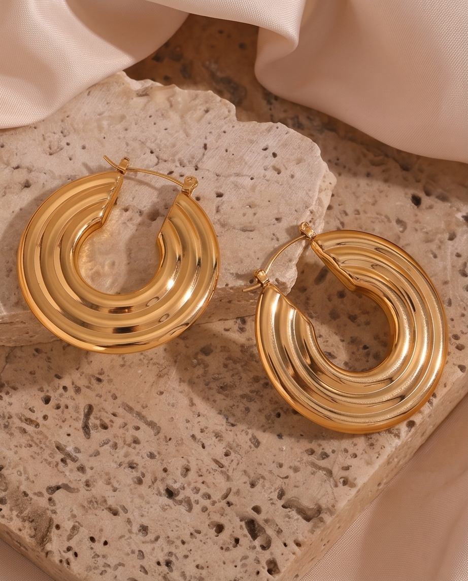 Undeniably Chic Hoops