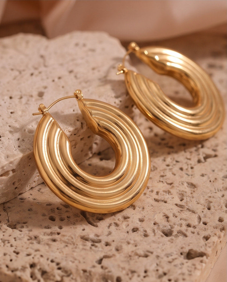 Undeniably Chic Hoops