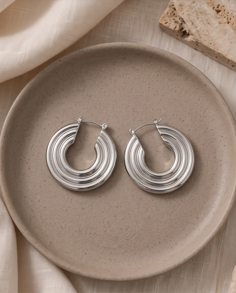 Undeniably Chic Hoops