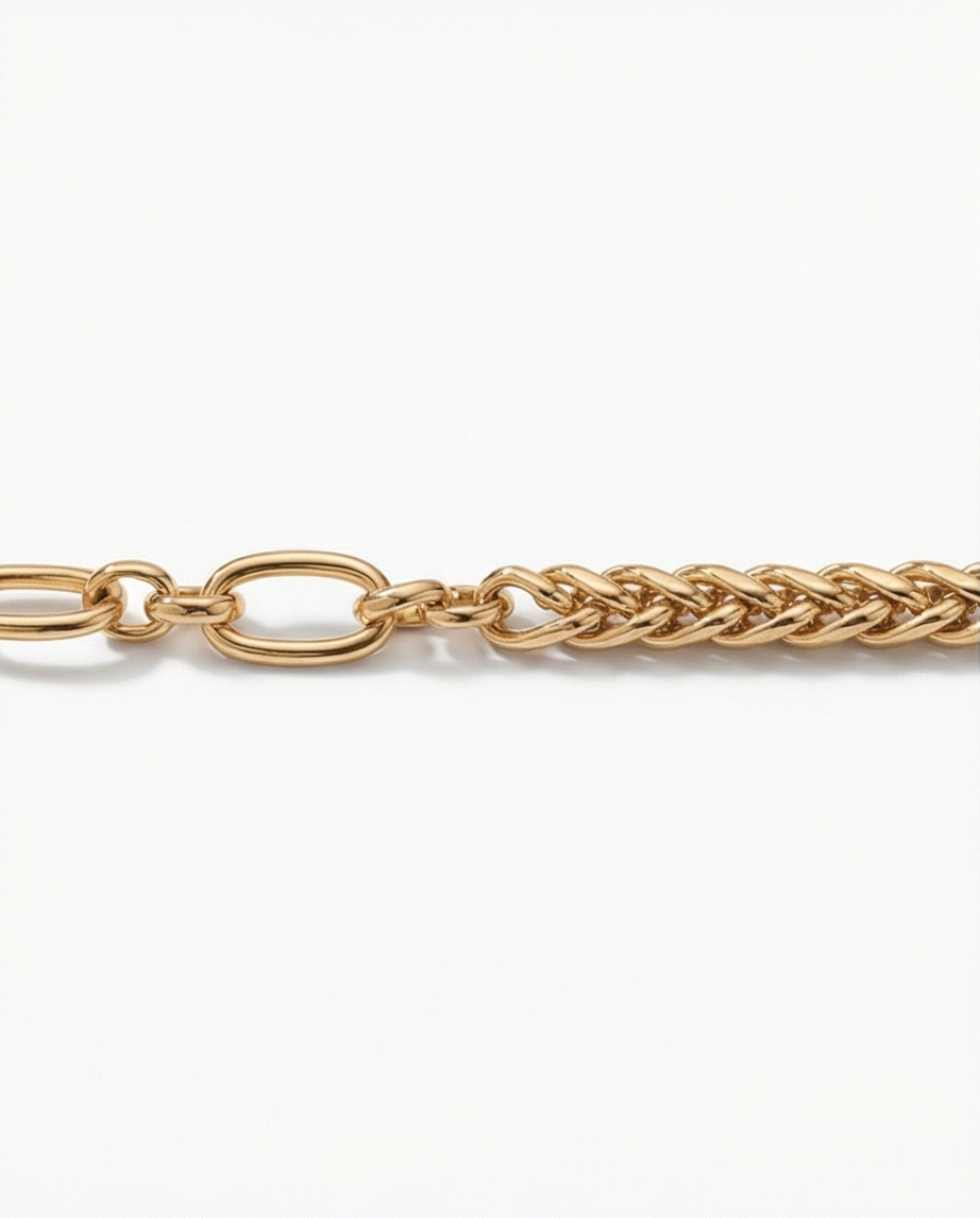 Linked On Purpose Bracelet - 18K Gold Plated Chain Bracelet for Women | ENNVY