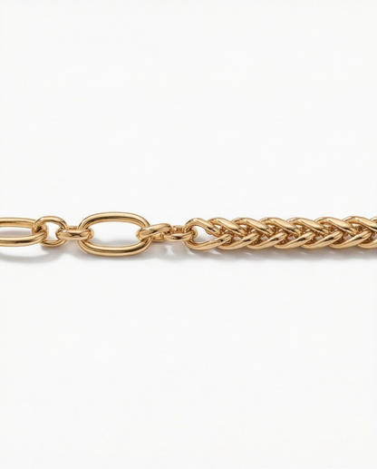 Linked On Purpose Bracelet - 18K Gold Plated Chain Bracelet for Women | ENNVY