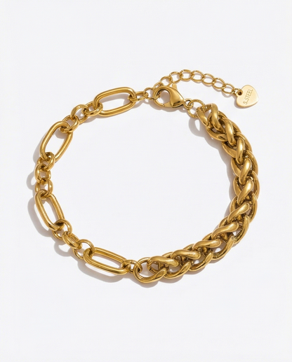Linked On Purpose Bracelet - 18K Gold Plated Chain Bracelet for Women | ENNVY