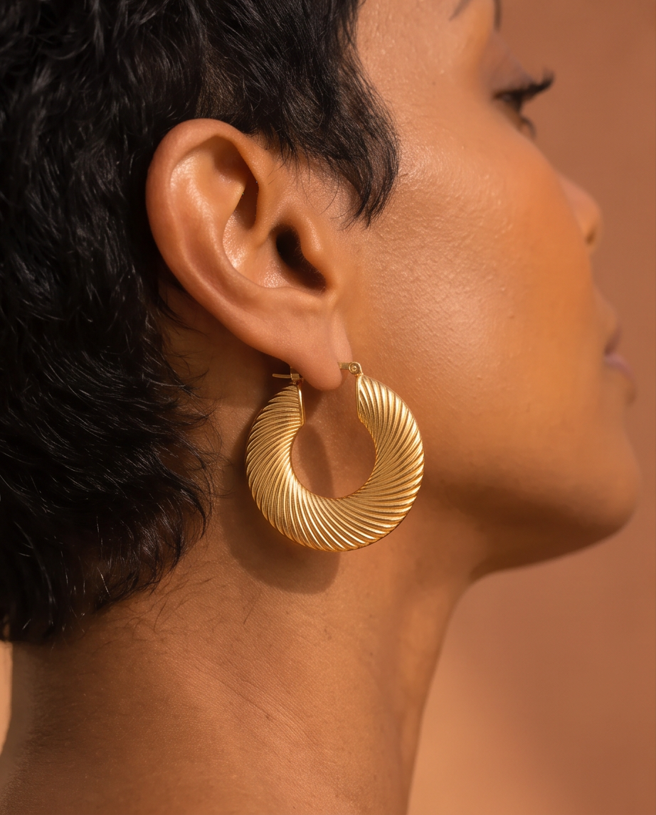 Unmistakably Chic Hoops