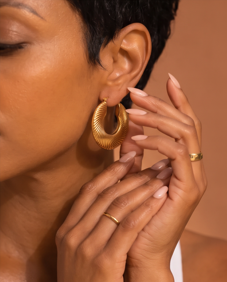 Unmistakably Chic Hoops