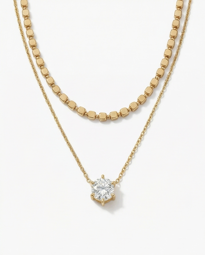 Layered Like That Necklace - 18K Gold Plated Layered Necklace for Women | ENNVY