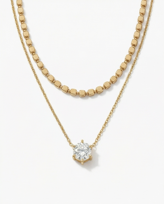 Layered Like That Necklace - 18K Gold Plated Layered Necklace for Women | ENNVY
