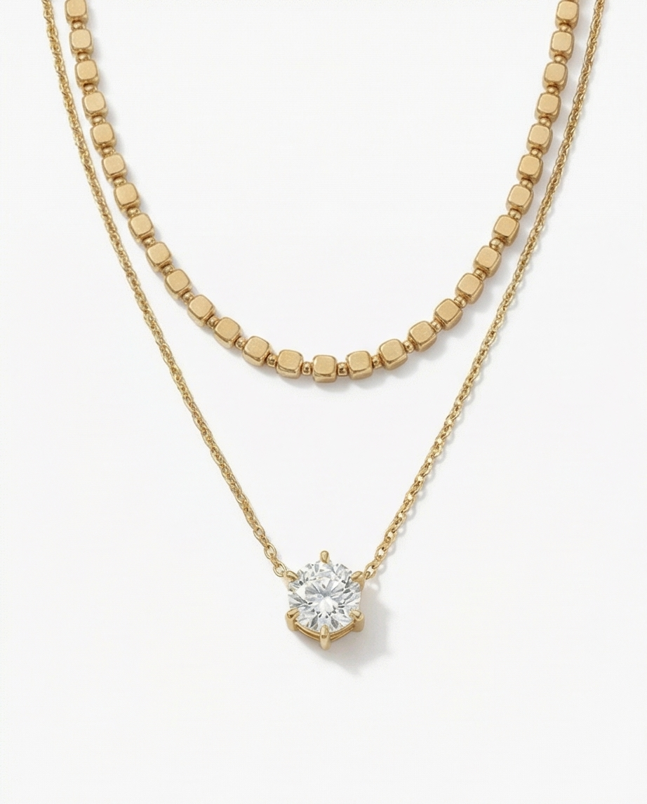 Layered Like That Necklace - 18K Gold Plated Layered Necklace for Women | ENNVY