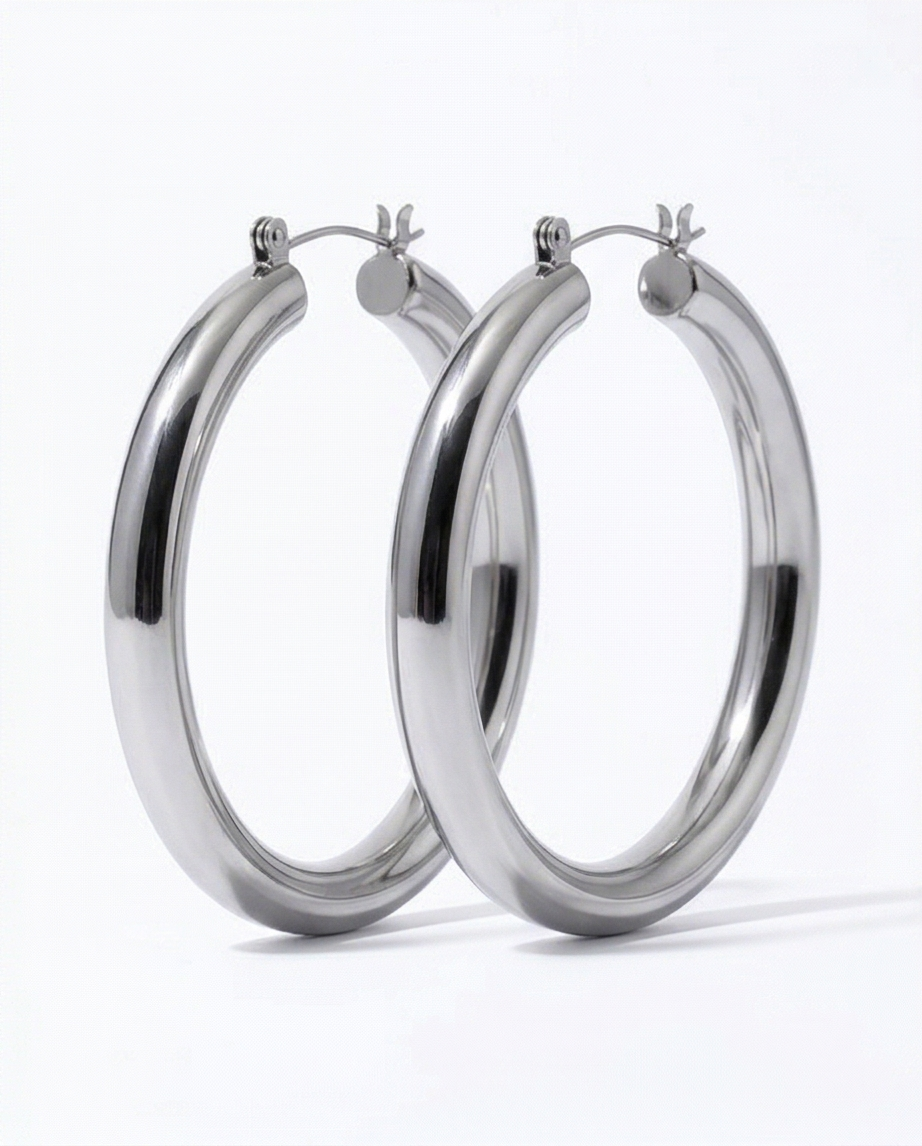 Better Than Basic Hoops - 18K Gold Plated Hoop Earrings for Women | ENNVY