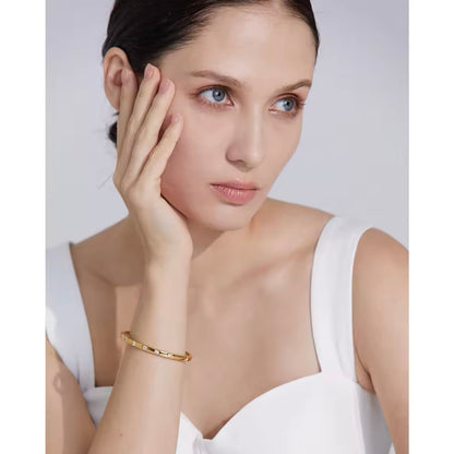 Infinity Bangle - 18K Gold Plated Bangle Bracelet for Women | ENNVY