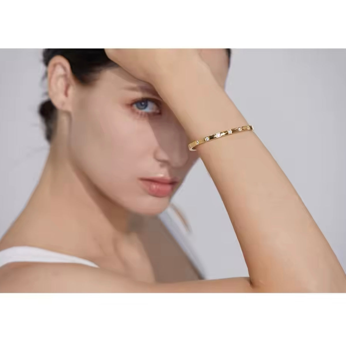 Infinity Bangle - 18K Gold Plated Bangle Bracelet for Women | ENNVY