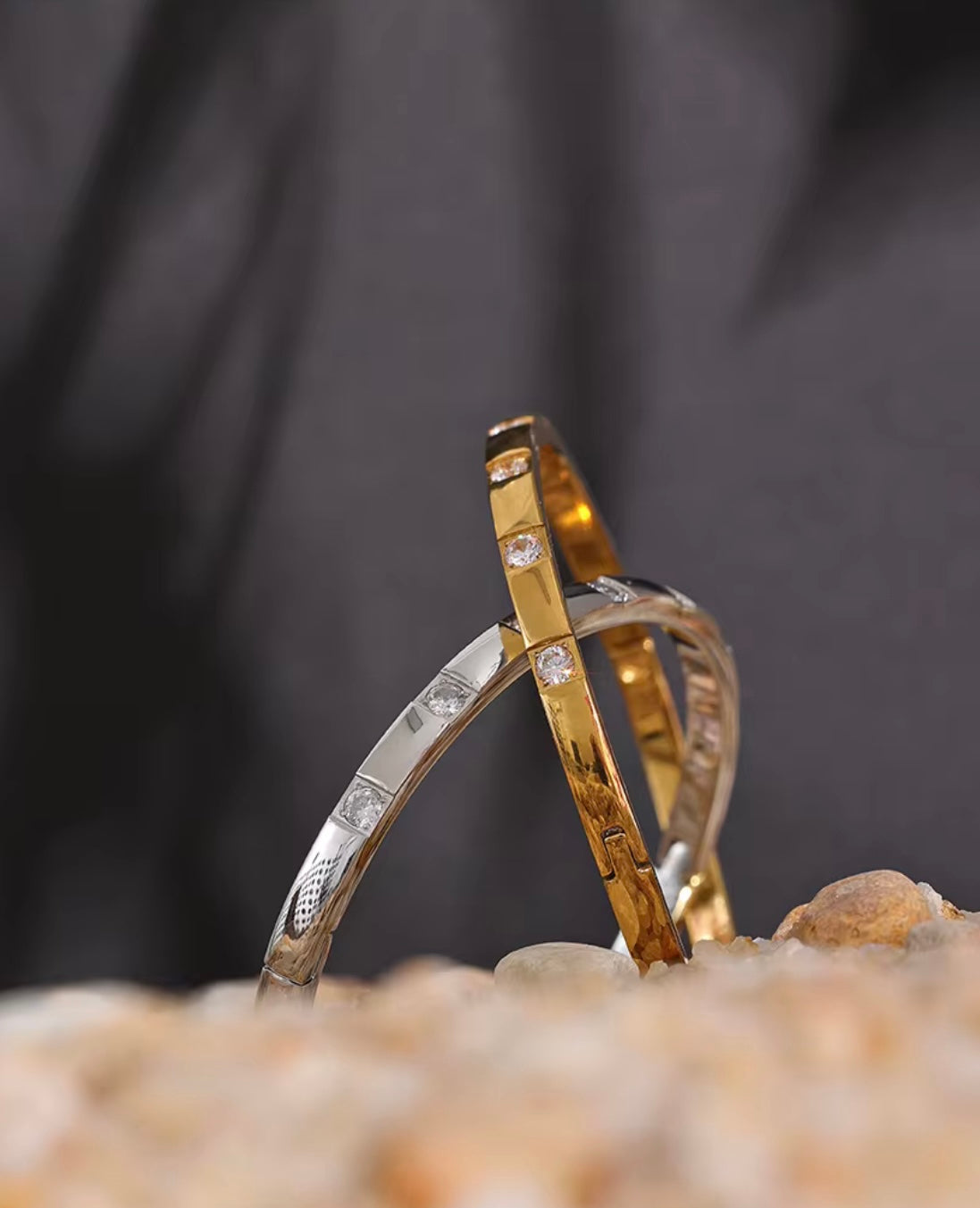 Infinity Bangle - 18K Gold Plated Bangle Bracelet for Women | ENNVY