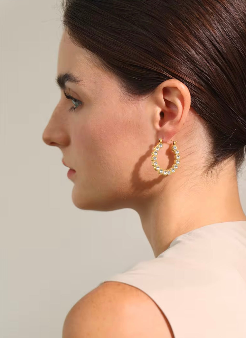 Every Bit of Her Hoops - 18K Gold Plated Hoop Earrings for Women | ENNVY