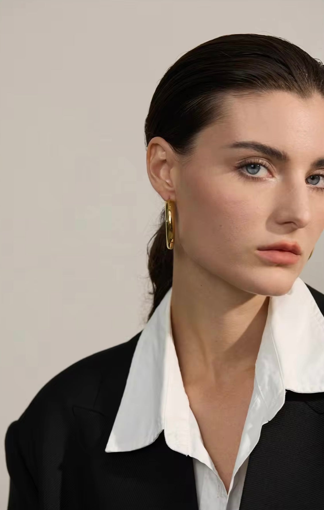 Defined Hoops - 18K Gold Plated Hoop Earrings for Women | ENNVY