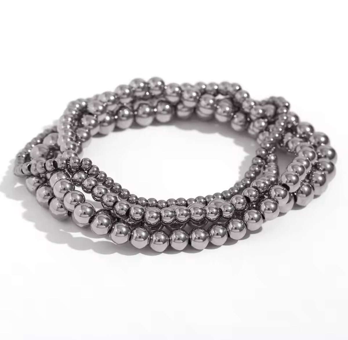 Stacked Intentions - 18K Gold Plated Beaded Bracelet for Women | ENNVY
