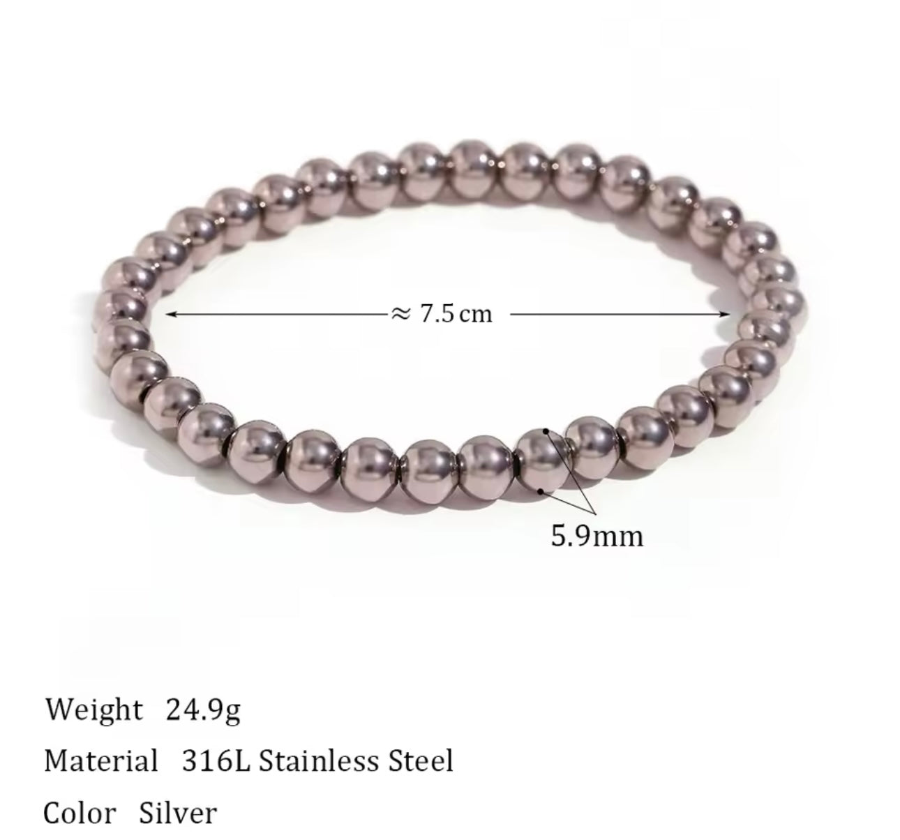 Stacked Intentions - 18K Gold Plated Beaded Bracelet for Women | ENNVY