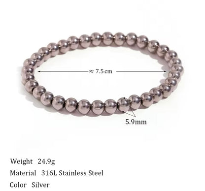 Stacked Intentions - 18K Gold Plated Beaded Bracelet for Women | ENNVY