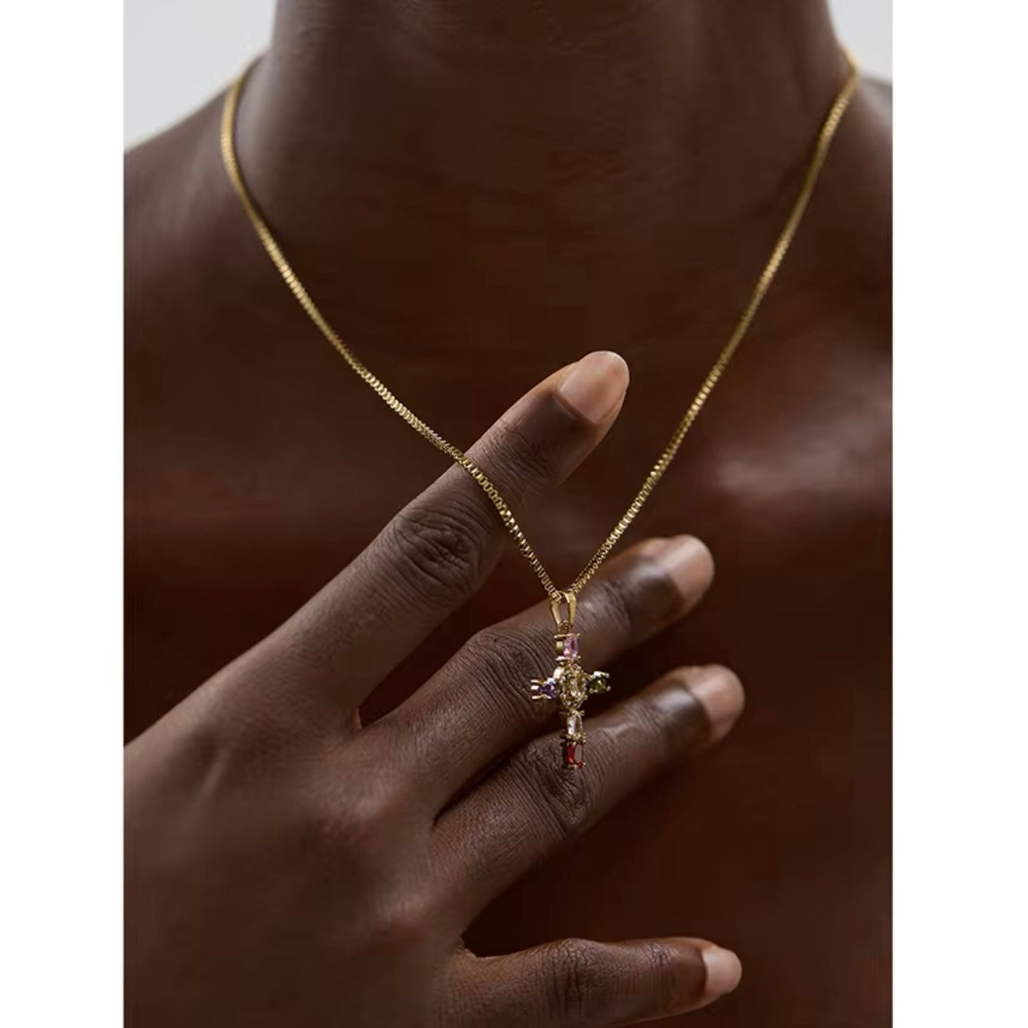 Dripped in Self-Grace Necklace - 18K Gold Plated Necklace for Women | ENNVY