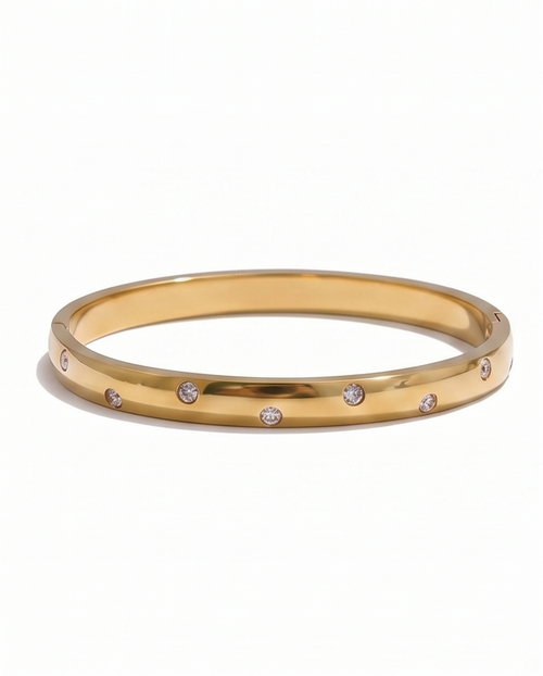 Always Chic Bracelet - 18K Gold Plated Bangle Bracelet for Women | ENNVY