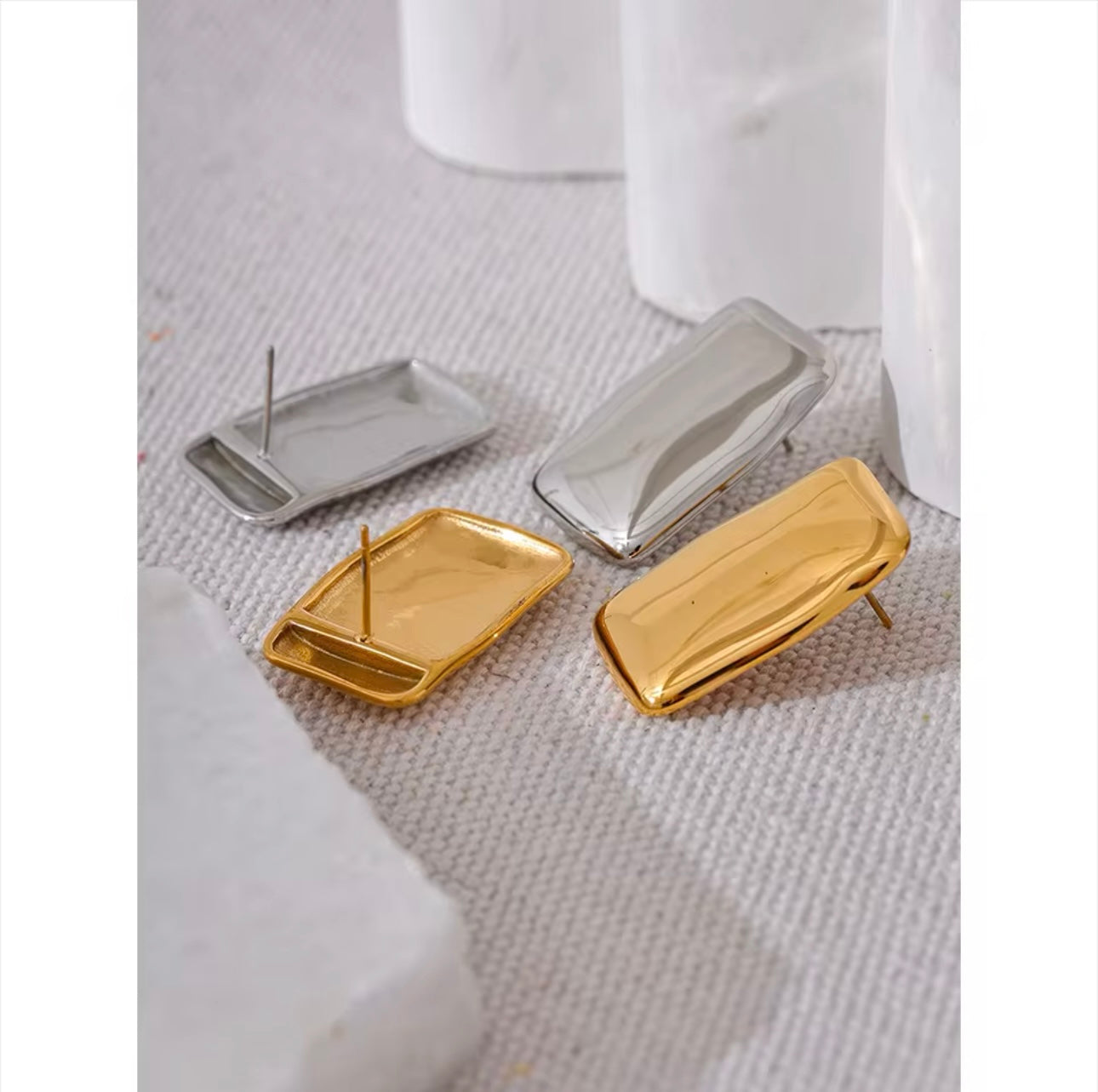 Iconic Studs - 18K Gold Plated Stud Earrings for Women | ENNVY