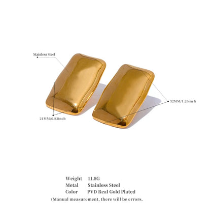 Iconic Studs - 18K Gold Plated Stud Earrings for Women | ENNVY