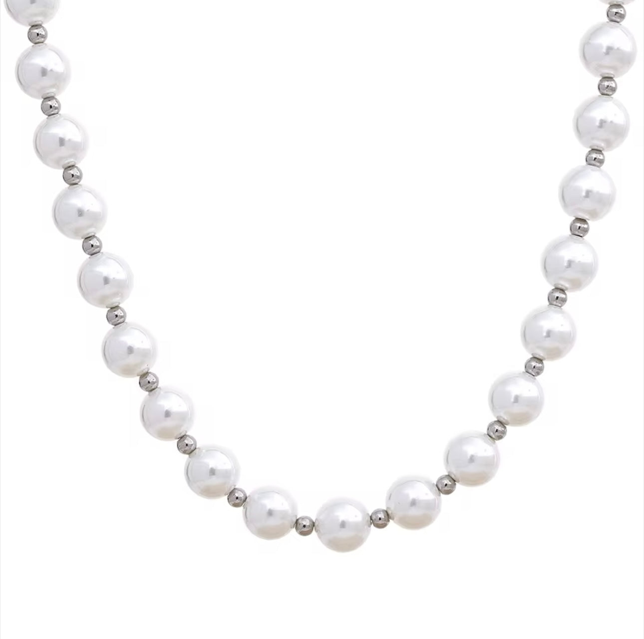 Pearled Up Necklace - 18K Gold Plated Pearl Necklace for Women | ENNVY