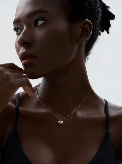 Pearls of Intention Necklace - 18K Gold Plated Pearl Necklace for Women | ENNVY