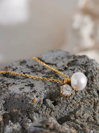Pearls of Intention Necklace - 18K Gold Plated Pearl Necklace for Women | ENNVY