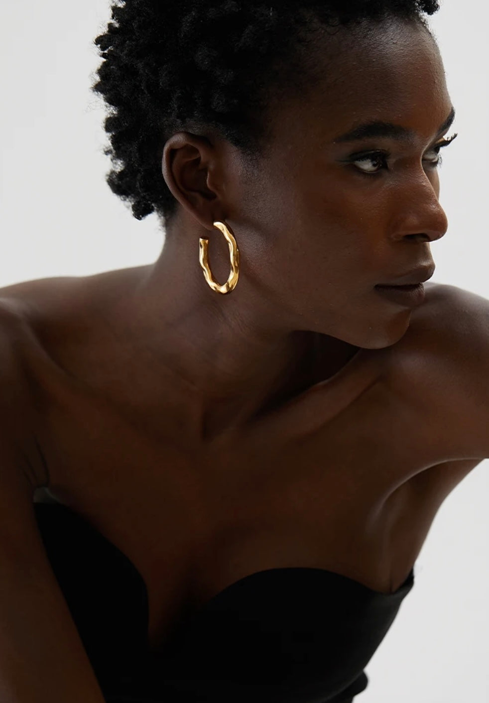 Celeste Hoops - 18K Gold Plated Hoop Earrings for Women | ENNVY