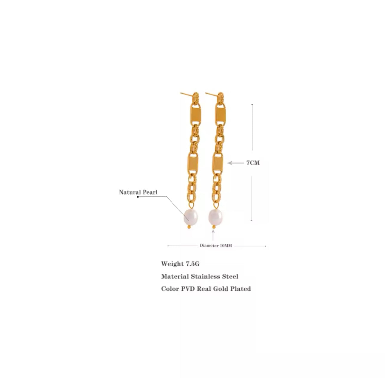 Kiana Pearl Dangles