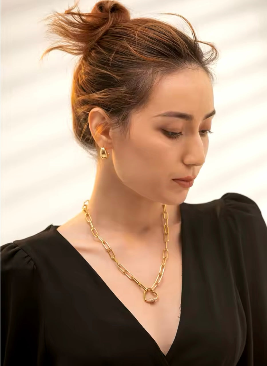 Linked in Love Necklace