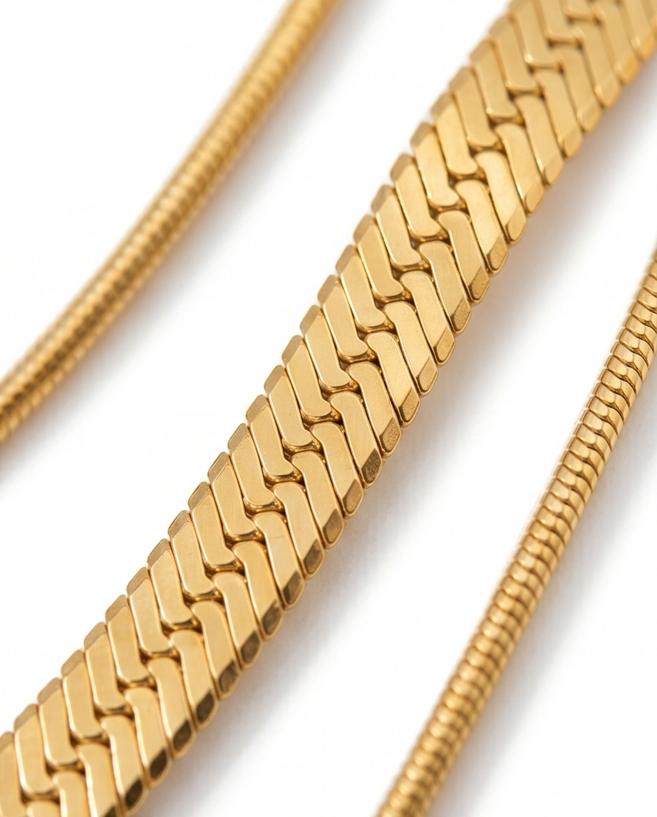 Chain Reaction Necklace - 18K Gold Plated Necklace for Women | ENNVY