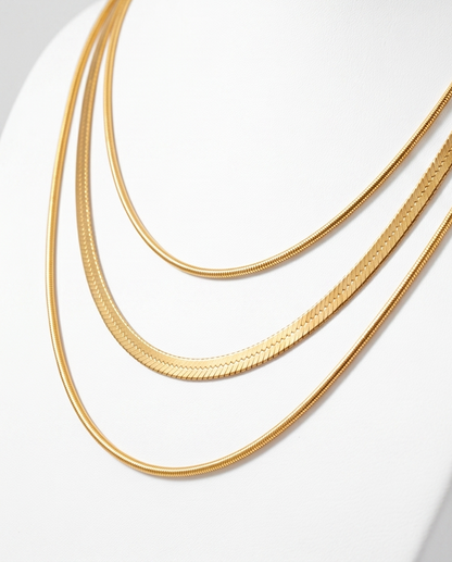 Chain Reaction Necklace - 18K Gold Plated Necklace for Women | ENNVY