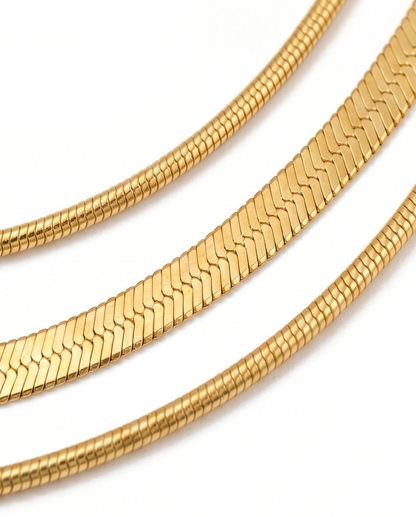 Chain Reaction Necklace - 18K Gold Plated Necklace for Women | ENNVY