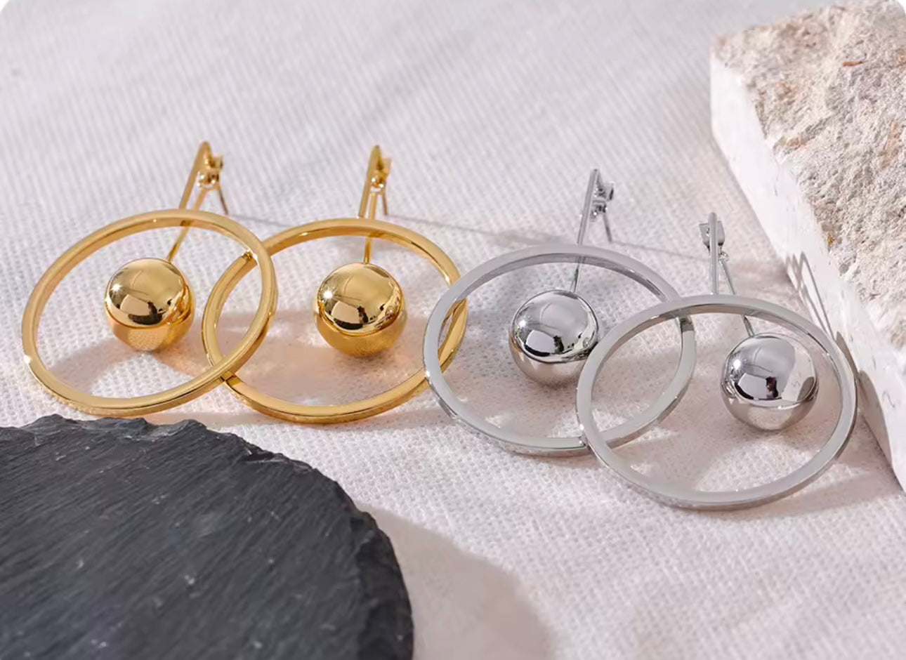 Silent Symphony Drop Earrings