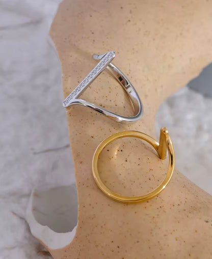 Cut Different Ring - 18K Gold Plated Statement Ring for Women | ENNVY